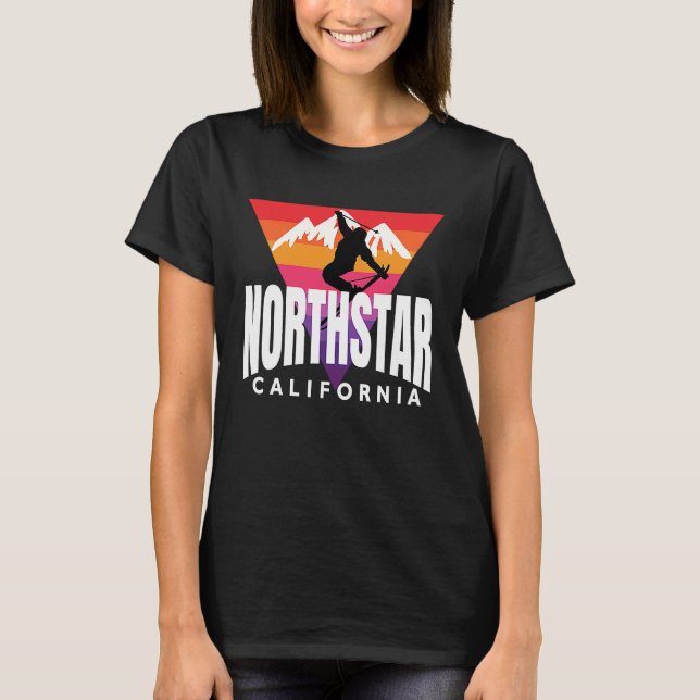 Camiseta Thback Northstar Skier Northstar California Vin (Frente)