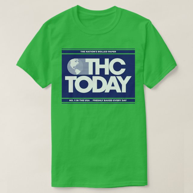 Camiseta THC hoje (Frente do Design)
