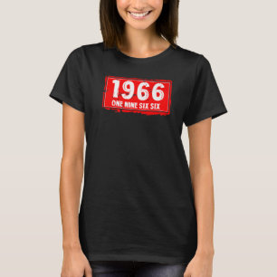 Camiseta The 1966 Year of Birth for Men and Women Awesome B