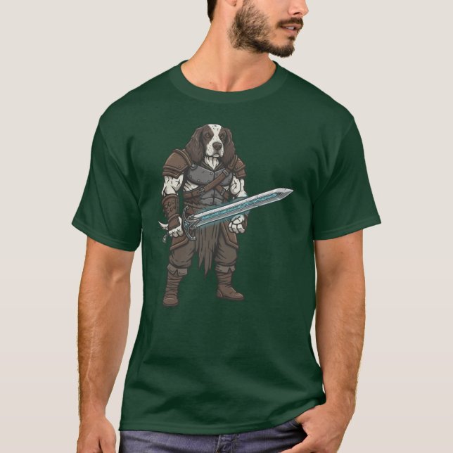 Camiseta The adventure - English Springer Spaniel gladiator (Frente)