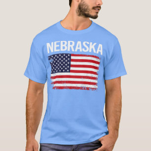 Camiseta The American Flag Nebraska