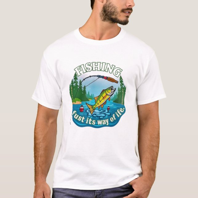Camiseta  The Art of Fishing (Frente)