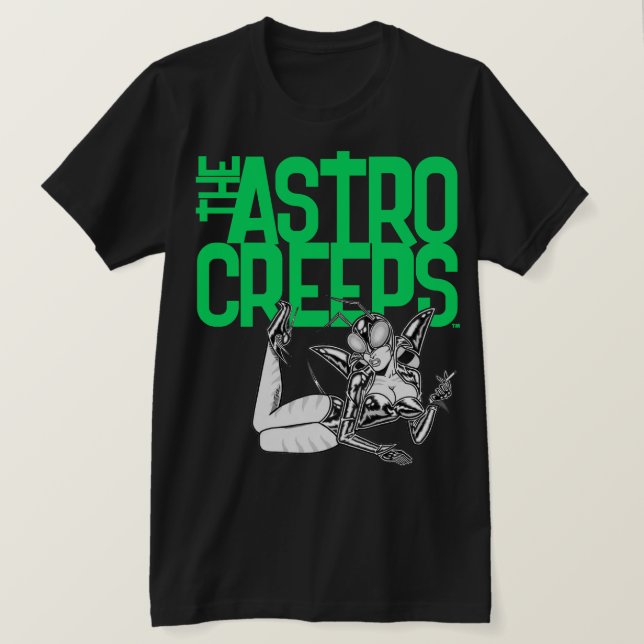 Camiseta The Astro-Creeps™/Insectra™/Logo (Frente do Design)