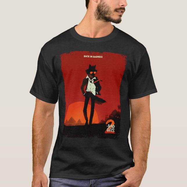 Camiseta The Bad Guys 2 Animation Movie retro (Frente)