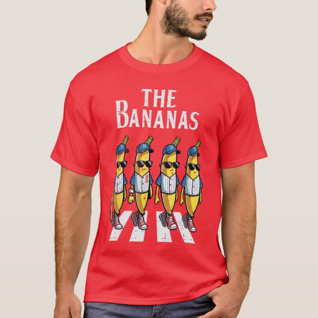 Camiseta The Banana Crossing Funny Fruit Meme Parody Men Wo (Frente)
