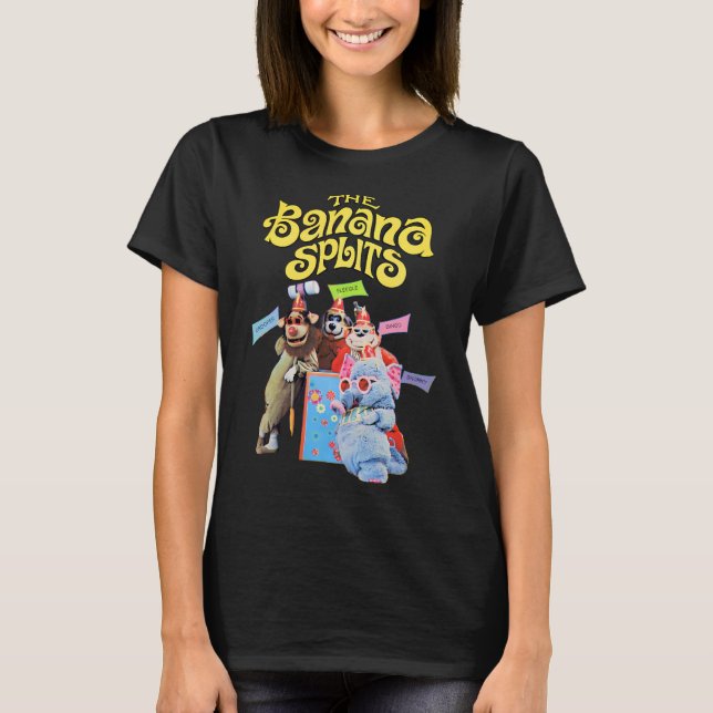 Camiseta The Banana Splits Retro Cast - Drooper Fleegle Bin (Frente)