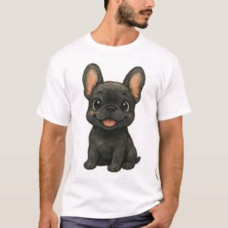 Camiseta The Bat-Eared Philosopher: Classic French Bulldog