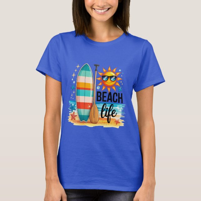 Camiseta The Beach Life  (Frente)