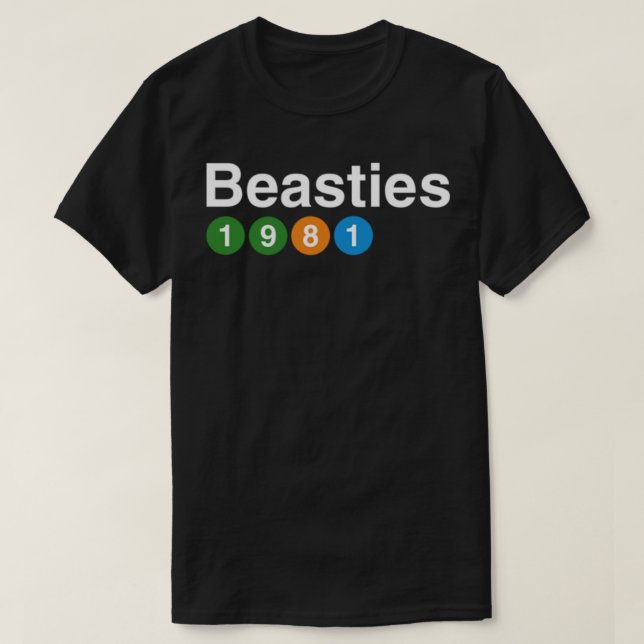 Camiseta The Beasties - EST 1981 Essential T-Shirt (Frente do Design)