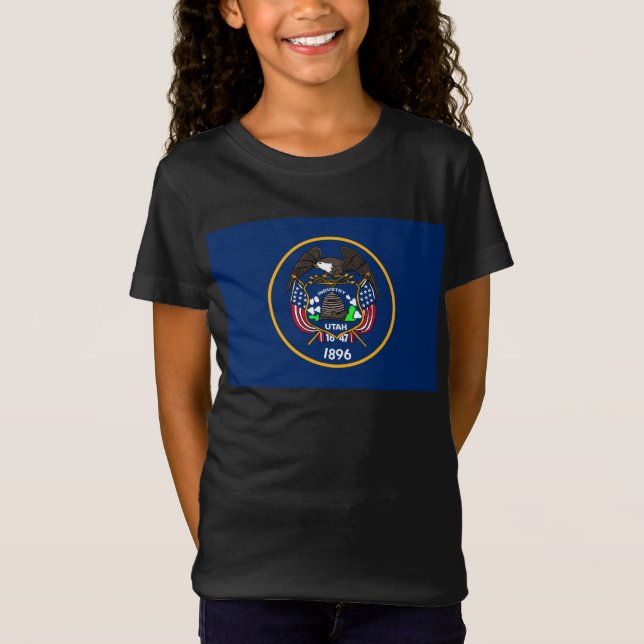 Camiseta The Beehive State Industry Flag of Utah T-Shirt (Frente)