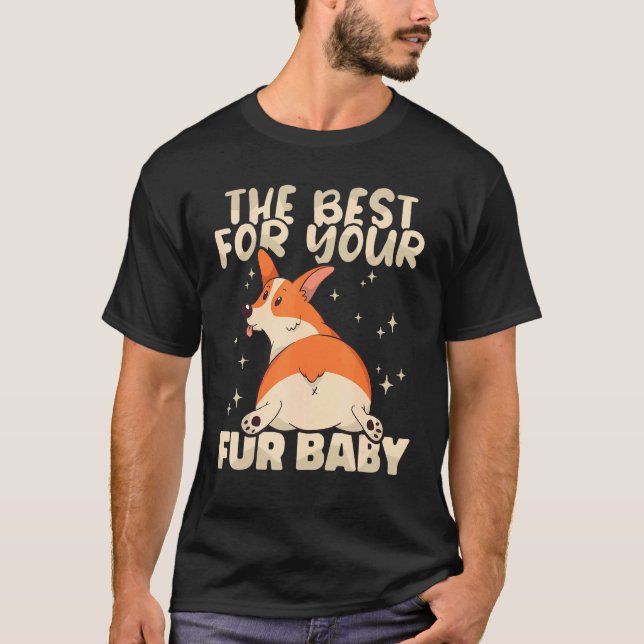 Camiseta The best for your fur baby Animal  Pet Store (Frente)