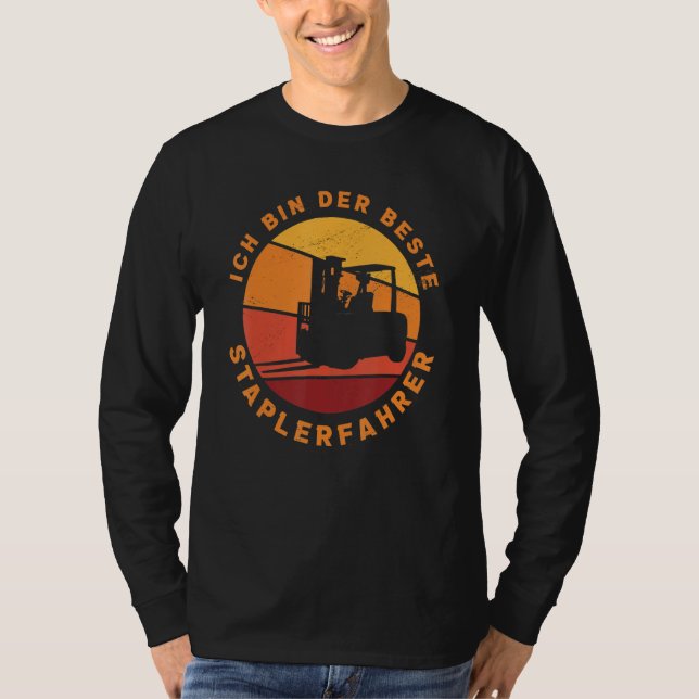 Camiseta The best forklift driver in the world saying (Frente)