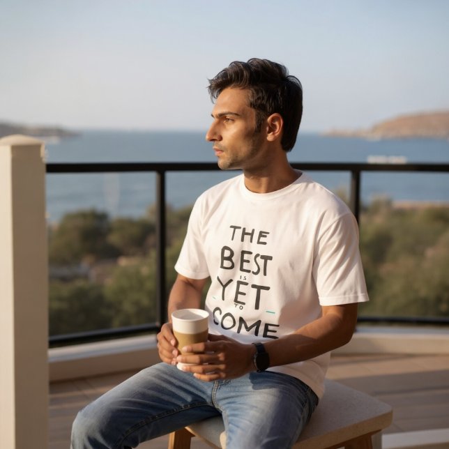 Camiseta The Best Is Yet To Come (Criador carregado)