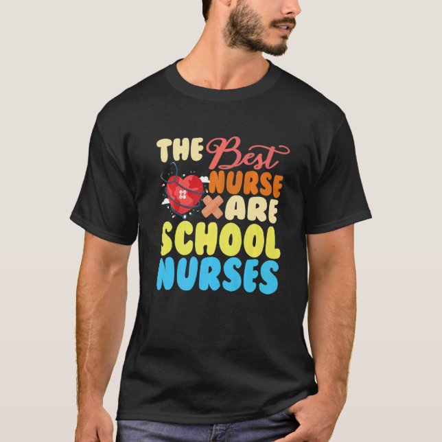 Camiseta The best nurse are school nurse Premium (Frente)