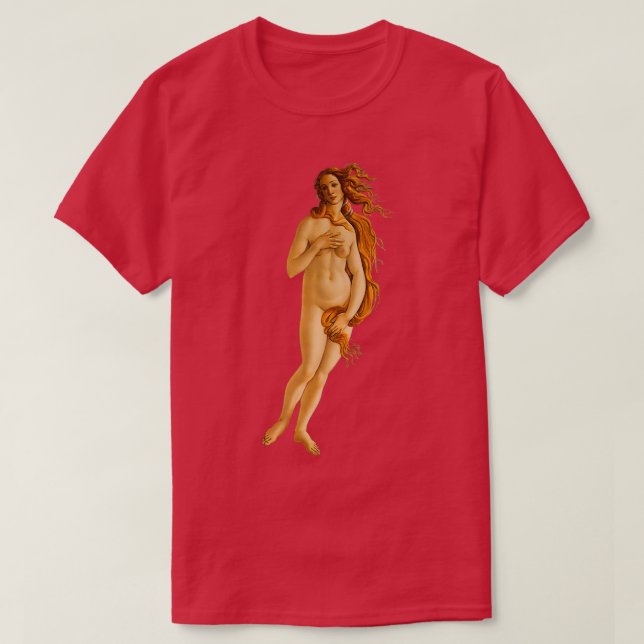 Camiseta The Birth of Venus Sandro Botticelli 8 (Frente do Design)