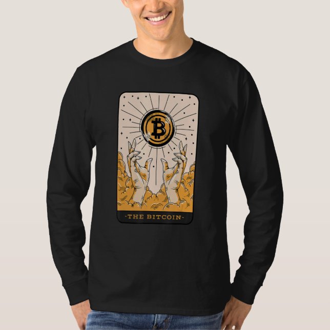 Camiseta The Bitcoin Tarot Card Magic Hands (Frente)