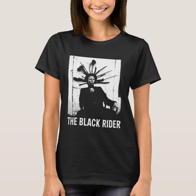 Camiseta The Black Riders Lyric Music 70s 80s Legends Live  (Frente)