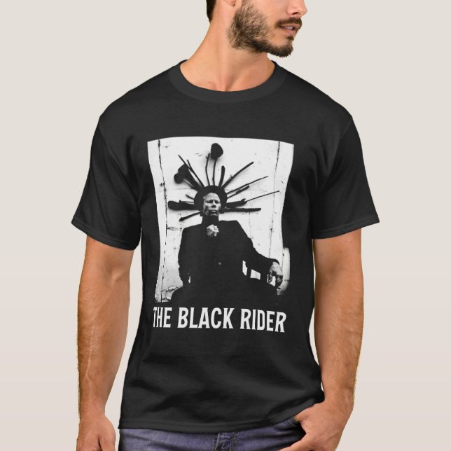 Camiseta The Black Riders Lyric Music 70s 80s Legends Live  (Frente)