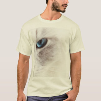 Camiseta The blue eye of the cat