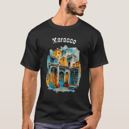 Camiseta The Blue Tapestry: Chefchaouen's Classic Elegance
