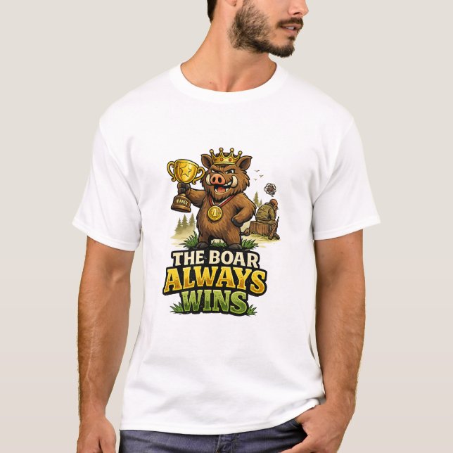 Camiseta The Boar Always Wins (Frente)