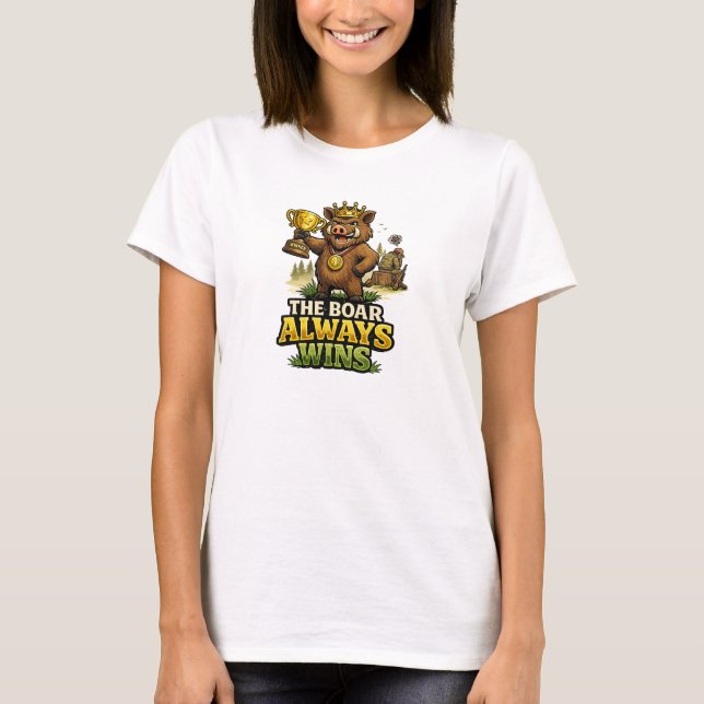 Camiseta The Boar Always Wins (Frente)