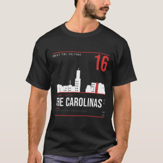 Camiseta The Carolinas NC SC Skyline ShiftTape Vol 16