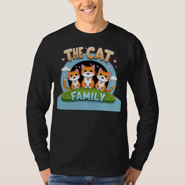 CAMISETA THE CAT FAMILY (Frente)