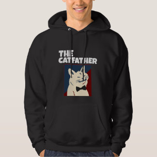 CAMISETA THE CAT FATHER DAD T-SHIRT com capuz