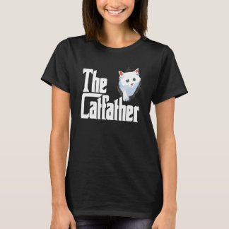 Camiseta The Catfather Fathers Day Cat Dad Pet Owner
