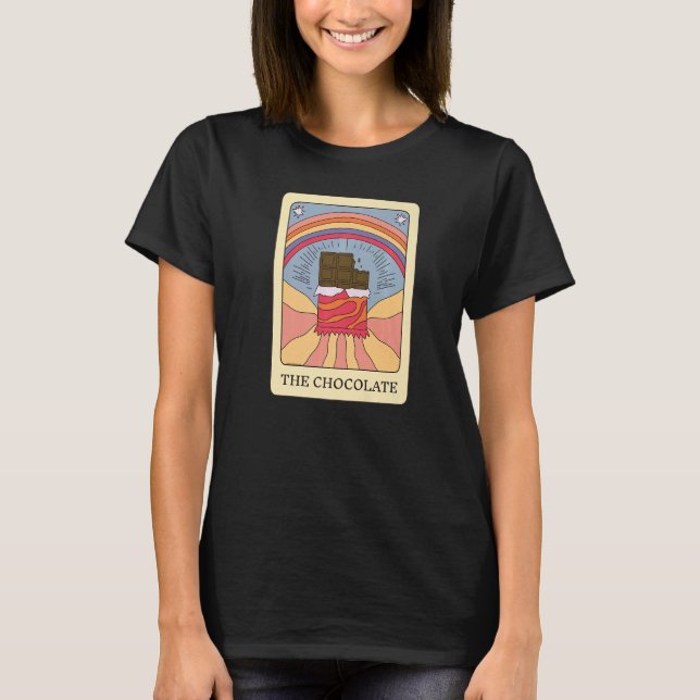 Camiseta The Chocolate Foodie Tarot Card Chocolate Lover Fo (Frente)