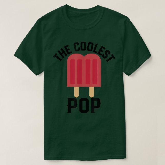 Camiseta The Coolest pop Funny Ice popsicle  (Frente do Design)