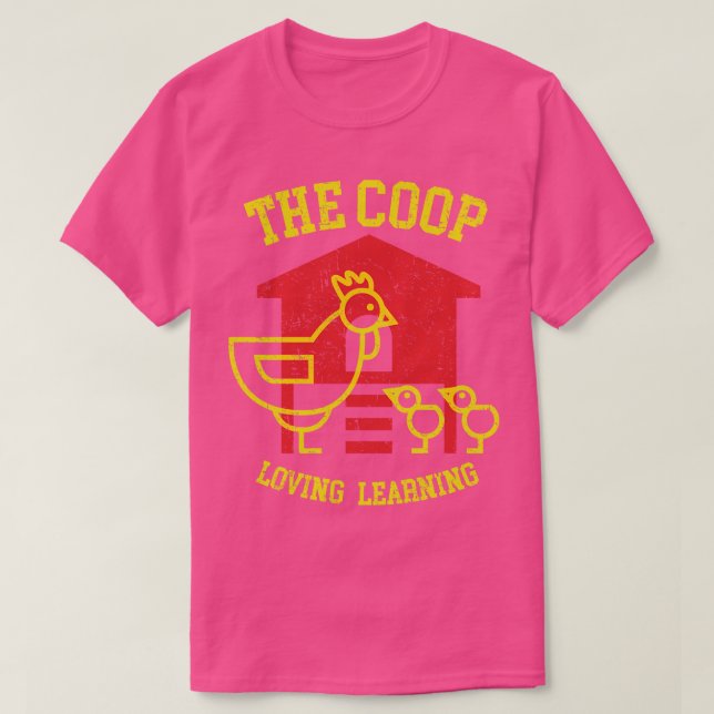 Camiseta The Coop Loving Learning Sharpsburg GA (Frente do Design)