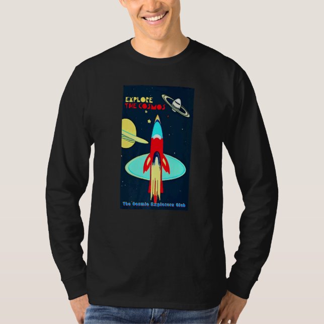 Camiseta The Cosmic Explorers Club Explore The Cosmos (#07) (Frente)