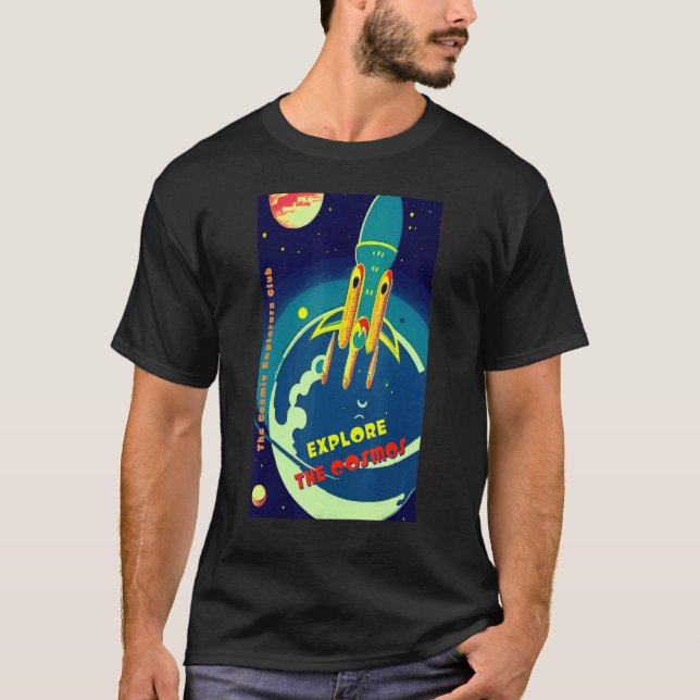 Camiseta The Cosmic Explorers Club Explore The Cosmos (#08) (Frente)