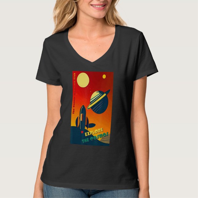 Camiseta The Cosmic Explorers Club Explore The Cosmos (#09) (Frente)