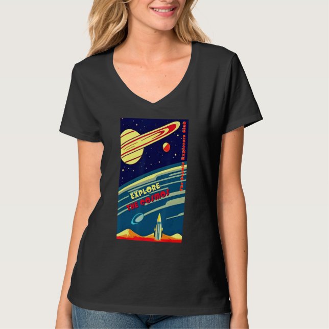 Camiseta The Cosmic Explorers Club Explore The Cosmos (#10) (Frente)