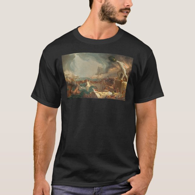 Camiseta The Course of Empire Destruction (1836) - Thomas C (Frente)