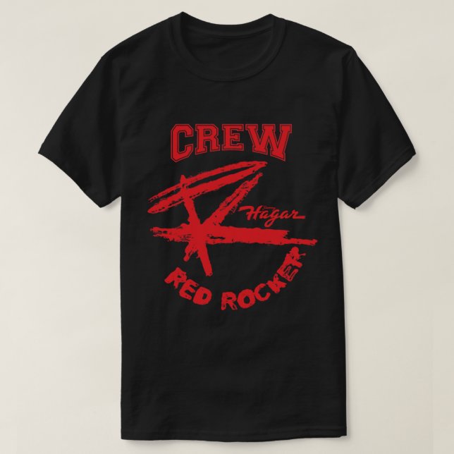 Camiseta The Crew Of Sammy Hagar The Red Rocker Custom Clas (Frente do Design)