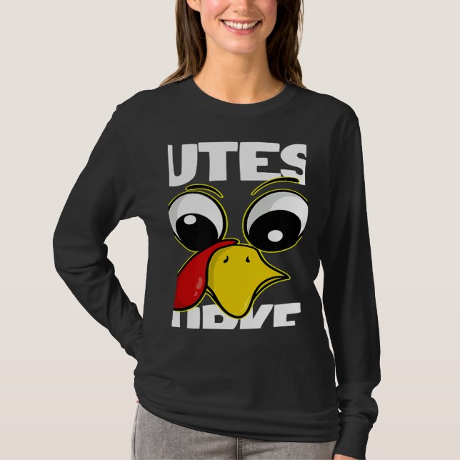 Camiseta The Cutest Turkey Family Group Matching Thanksgivi (Frente)