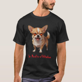 Camiseta The Devil is a Chihuahua - Funny Scary Evil Eyes
