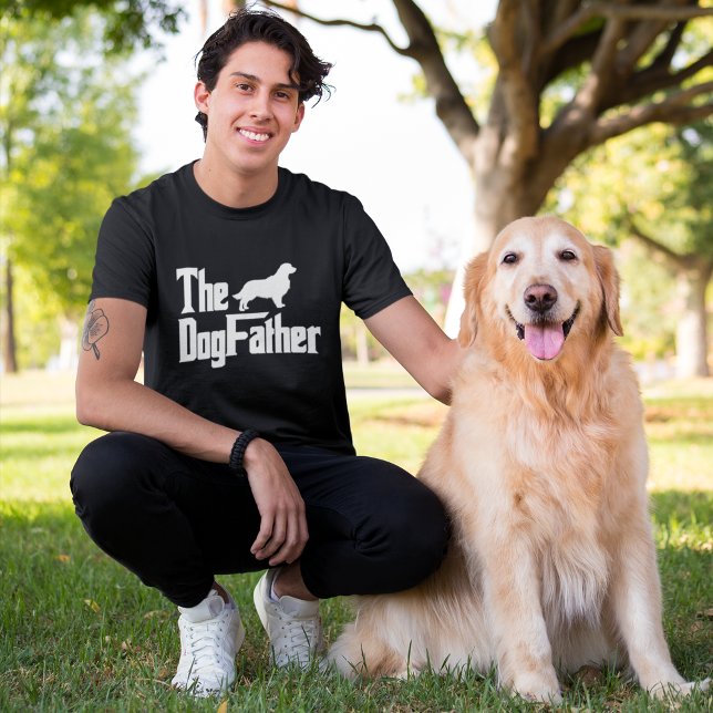 Camiseta The Dogfather Golden Retriever Funny Golden (Criador carregado)