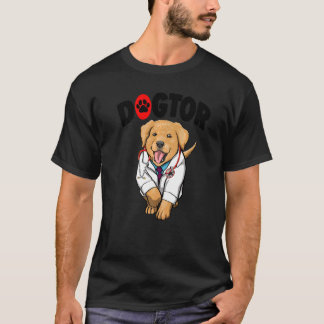 Camiseta The Dogtor Cute Labrador  Women Love Doggy Doctor