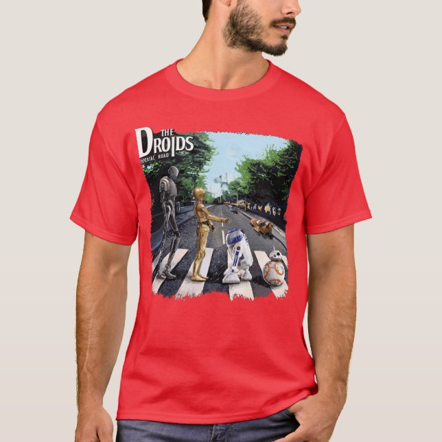 Camiseta THE DROID IMPERIAL ROAD retro (Frente)