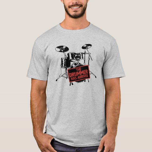 Camiseta The Drummer Has Arrived (Frente)