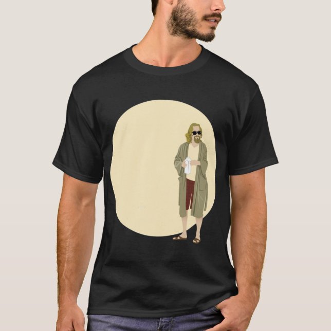 Camiseta The Dudehe big Lebowski Circle retro (Frente)