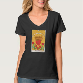 Camiseta The Empress tarot card modern Major Arcana design
