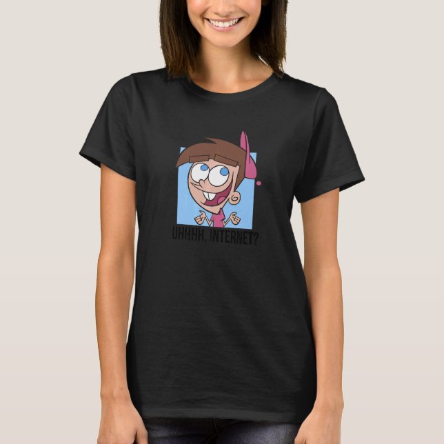 Camiseta The Fairly OddParents Timmy Graphic Uhhhh Internet (Frente)