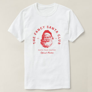 Camiseta ‘The Fancy Santa Club’ - Christmas Art Print 