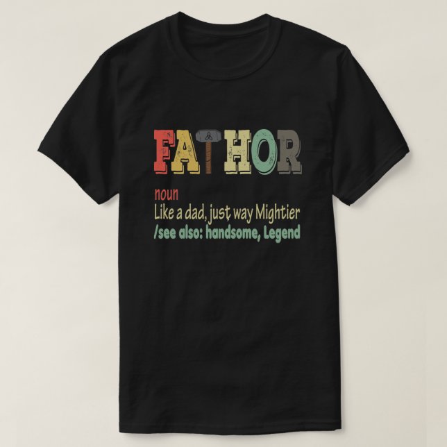 Camiseta THE FATHER THE LEGEND Father's Day Dad T-Shirt (Frente do Design)